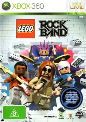 Lego Rock Band (USA) box cover front